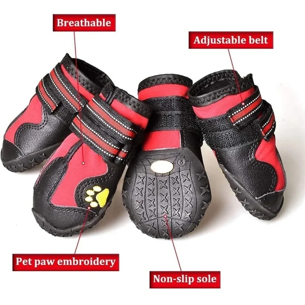 NWT Non-Slip, Waterproof Dog Booties